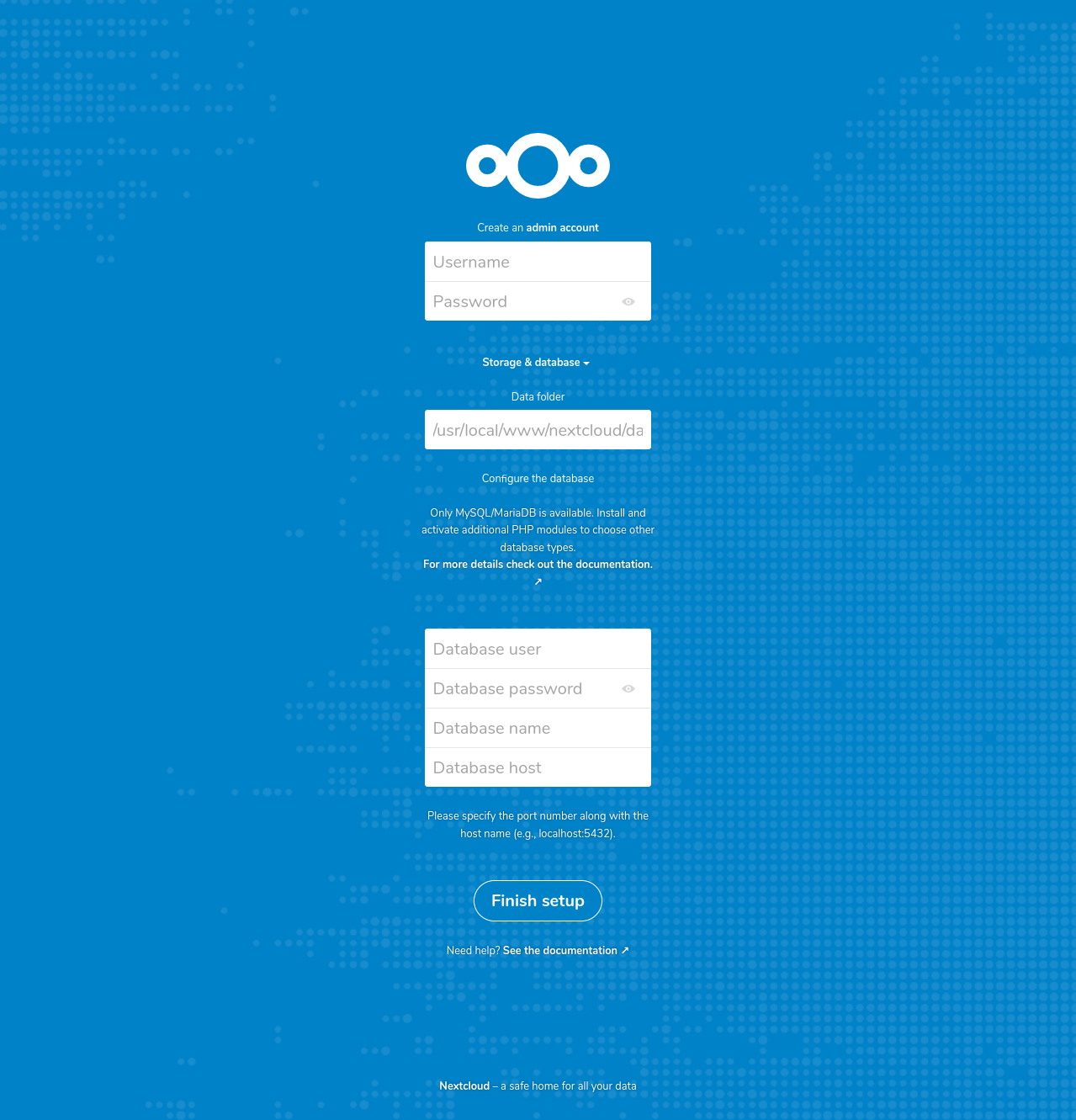 nextcloud-setup